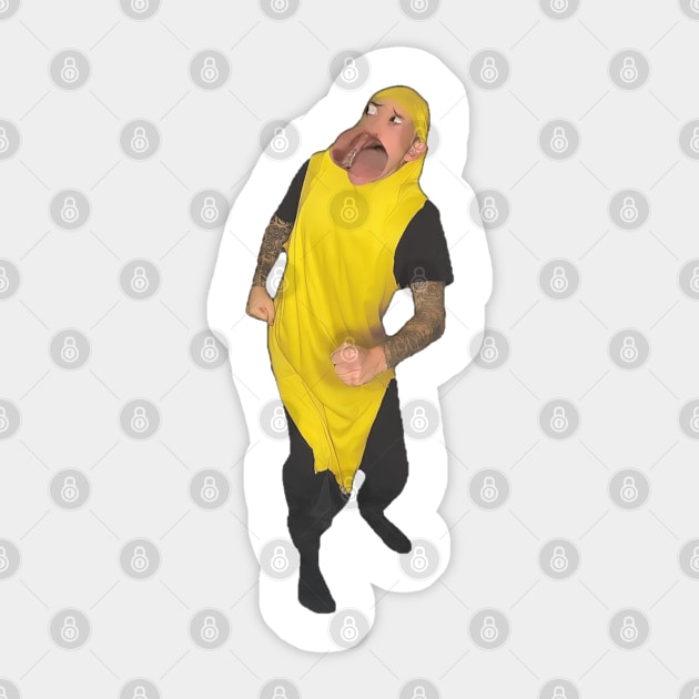 Mr. Talalaa - Banana Character Sticker by MrTalalaa